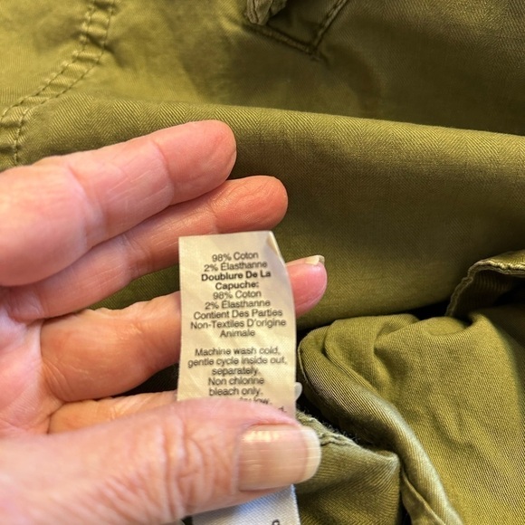 Madewell Madewell Fishtail Anorak hooded jacket in army green - Picture 8 of 10